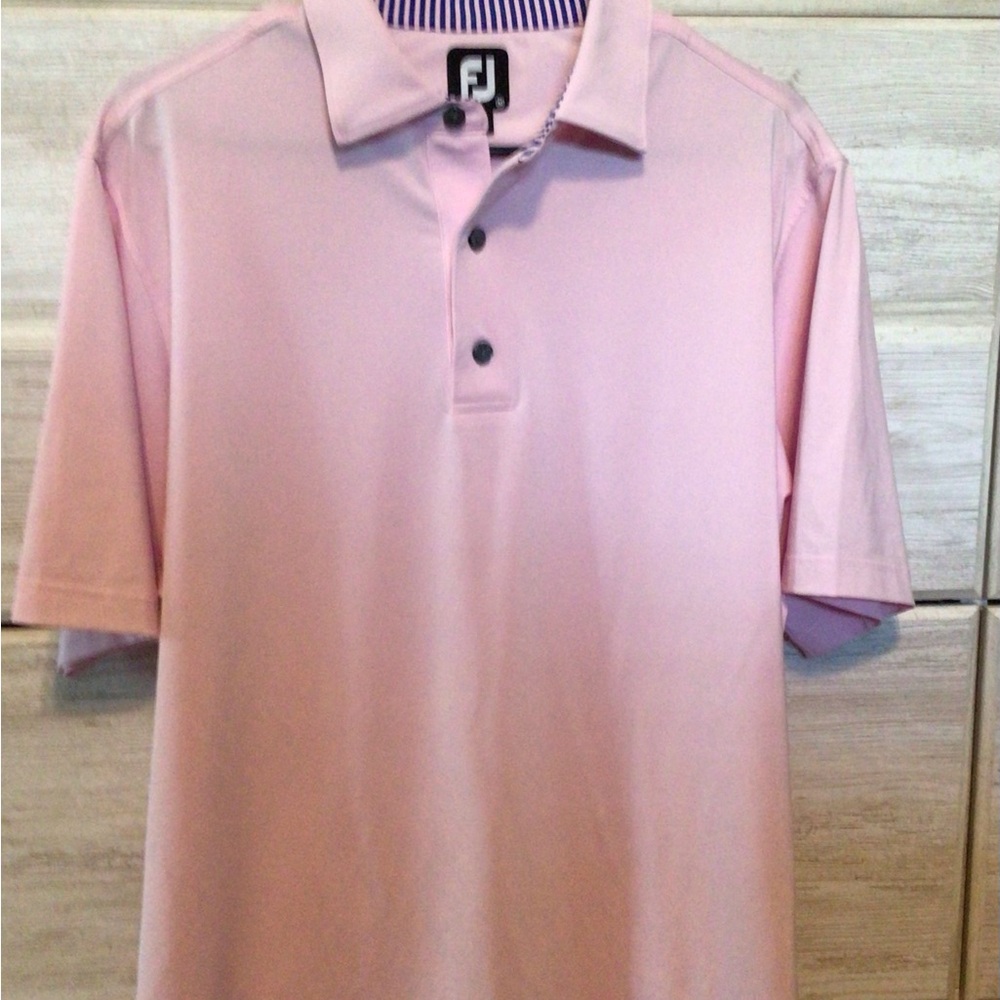 Men’s FootJoy Golf Polo (Pink)